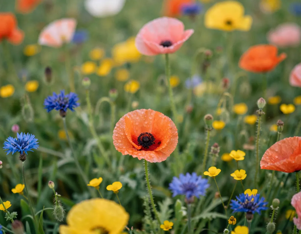 Wildflower Meadow colorful arrangement